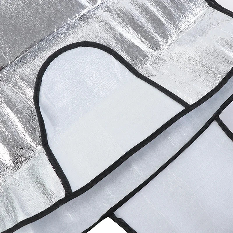 Universal Windshield Sunshade – 150x70cm Snow and Ice Cover for Winter Summer
