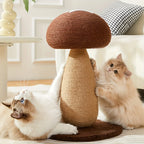Mushroom Sisal Cat Scratcher – Durable Climbing Post for Indoor Play