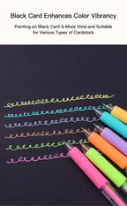 Acrylic Gel Pens – Retractable 0.7mm Tip for Student Painting and Writing
