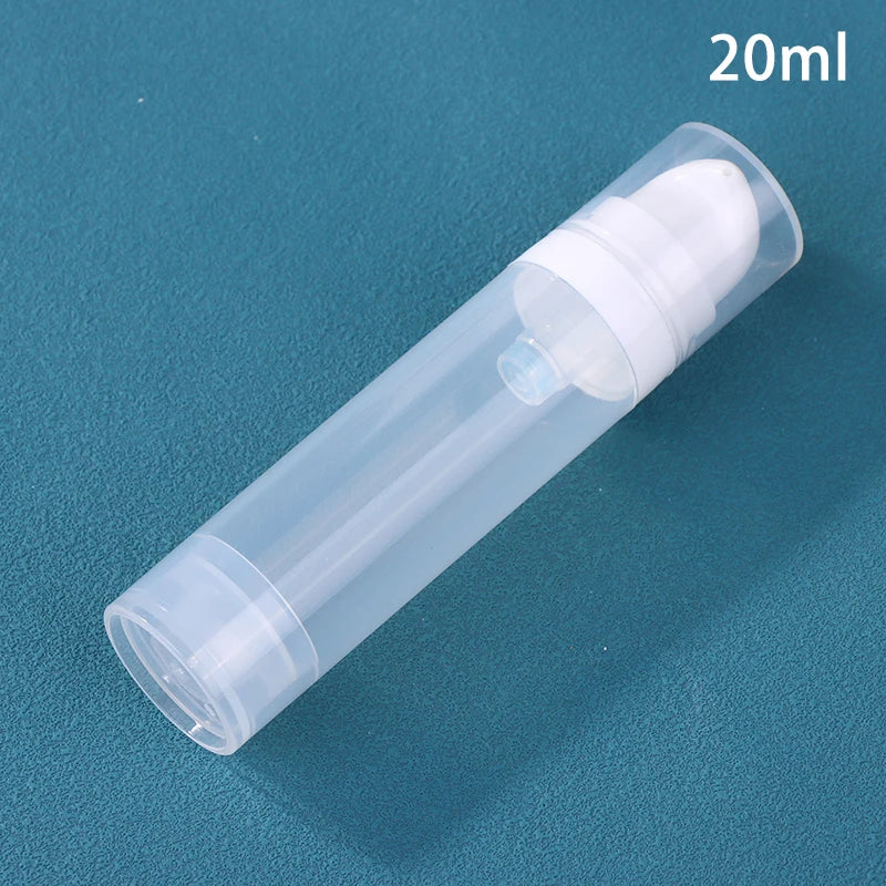 Portable Vacuum Pump Bottle – Refillable Travel Container for Cosmetics