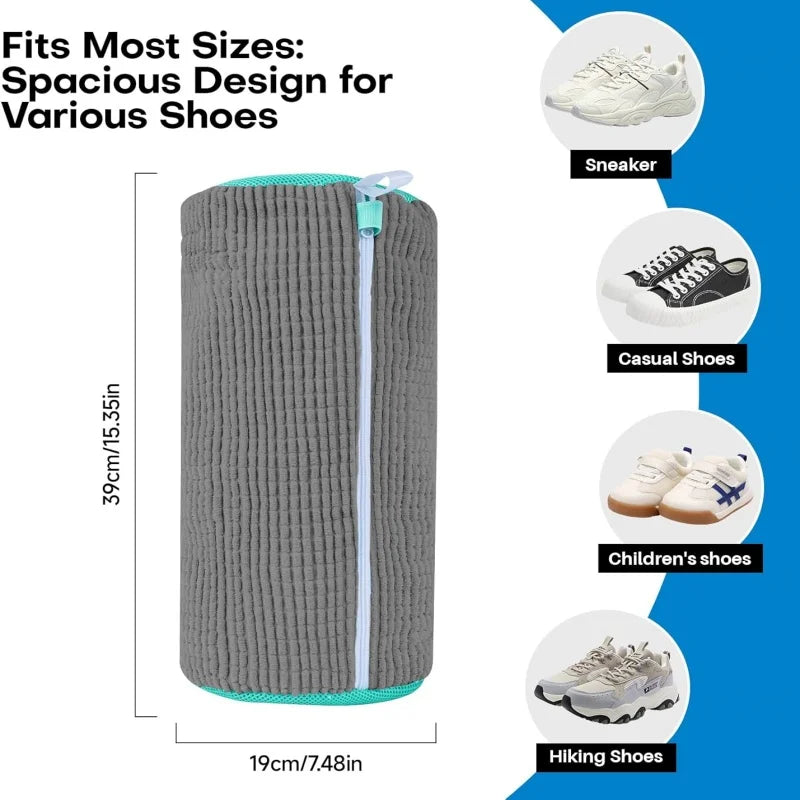 Reusable Shoe Laundry Bags – Protective Mesh Washers for Sneakers