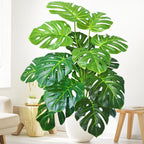Artificial Tropical Leaf Plant – 60-103cm Potted Faux Greenery for Home Decor
