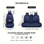 Full-Wrap Leather Car Seat Covers – Durable Universal Fit for All-Season Driving
