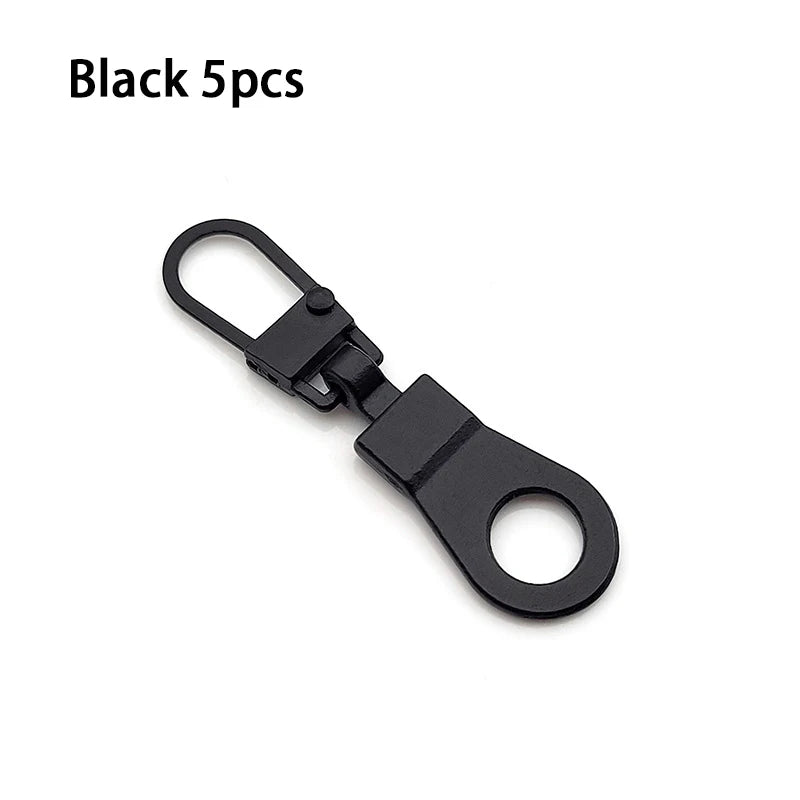 Detachable Metal Zipper Puller Kit – Replacement Repair Set for Sewing Craft