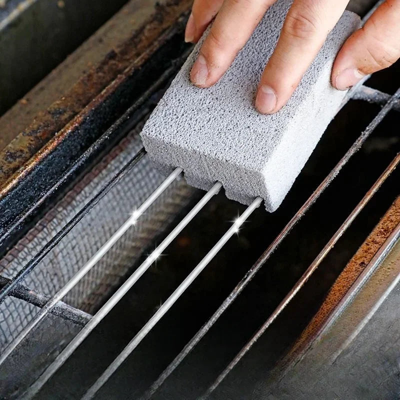 Pumice Cleaning Stone – Heavy Duty Foam Brick for Outdoor Grill Maintenance