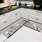 Anti-Slip Floor Mat – Modern Home Decor Rug for Kitchen and Bathroom