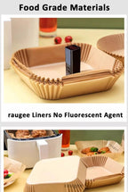Disposable Air Fryer Liners – Non-Stick Paper Sheets for Baking and Roasting