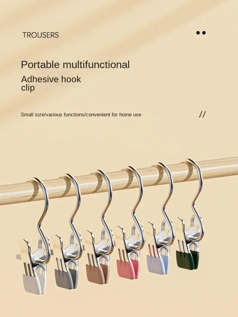 Multifunctional Laundry Clips – Traceless Hangers for Clothing Storage