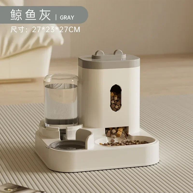 Automatic Pet Feeder – Large Capacity Water Fountain for Dogs and Cats