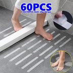 Transparent Anti-Slip Strips – Adhesive Safety Treads for Bathtubs and Stairs