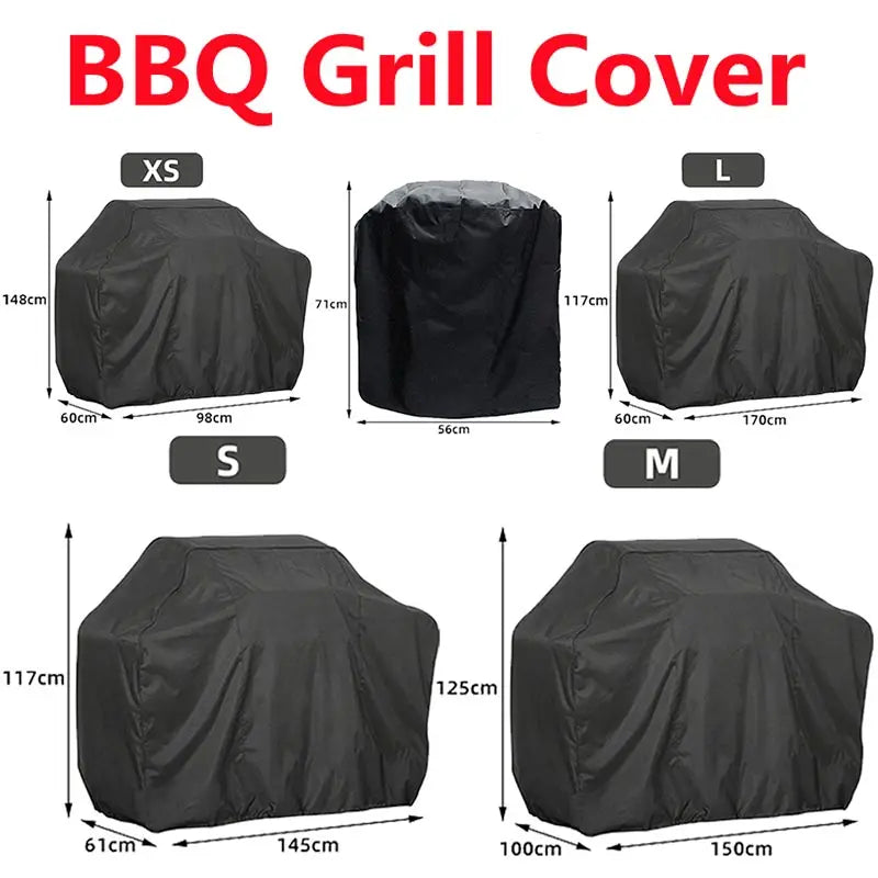 Heavy Duty Waterproof BBQ Cover – Outdoor Protection for Gas Charcoal Grills