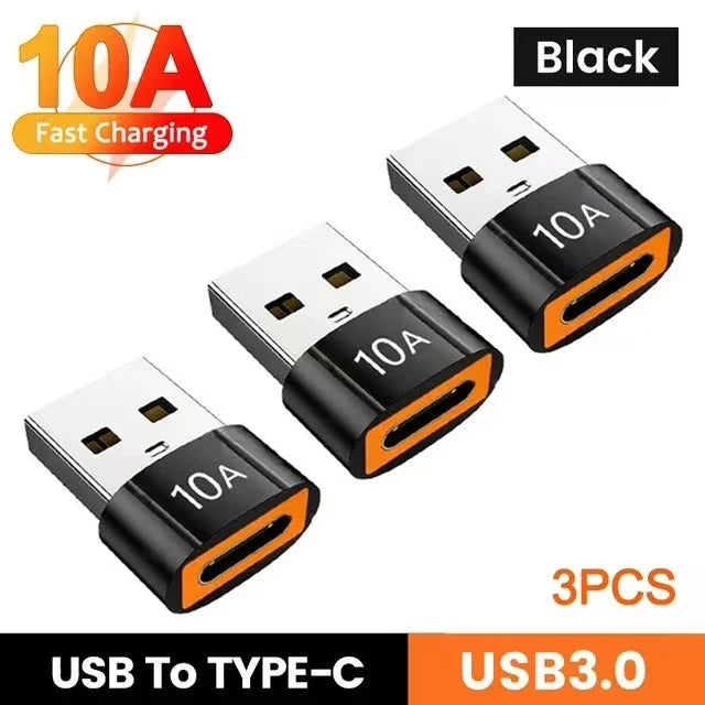 USB to USB-C Adapter – Fast Charging OTG Converter for Smartphones and Laptops