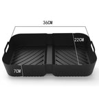 Reusable Silicone Air Fryer Tray – Non-Stick Baking Basket for Ninja Foodi