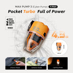 Portable Electric Air Pump – LED Camping Inflator for Sleeping Pads and Beds