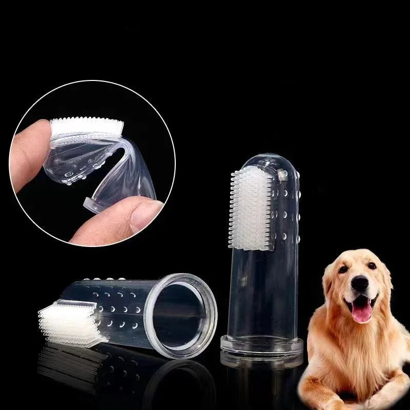 Silicone Finger Toothbrush – Soft Pet Dental Tool for Cat and Dog Teeth Care