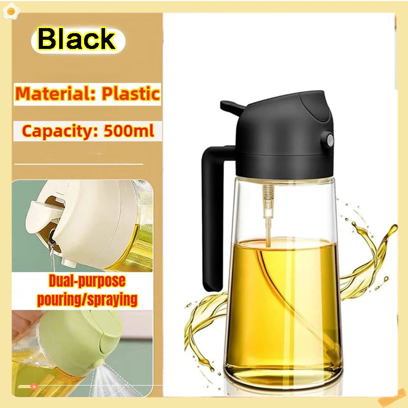 Oil Spray Bottle – Kitchen Vinegar Sprayer for BBQ Cooking and Baking