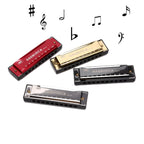 10-Hole Blues Harmonica – Key of C Musical Instrument for Kids and Beginners