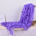 Artificial Wisteria Flower Garland – Hanging Vines for Wedding Party Decor