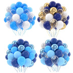 Metallic Pearl and Confetti Balloons – Decorative Latex Set for Party Events