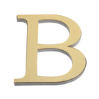 3D Gold Acrylic Letter Wall Stickers – Self-Adhesive Alphabet Home Decor