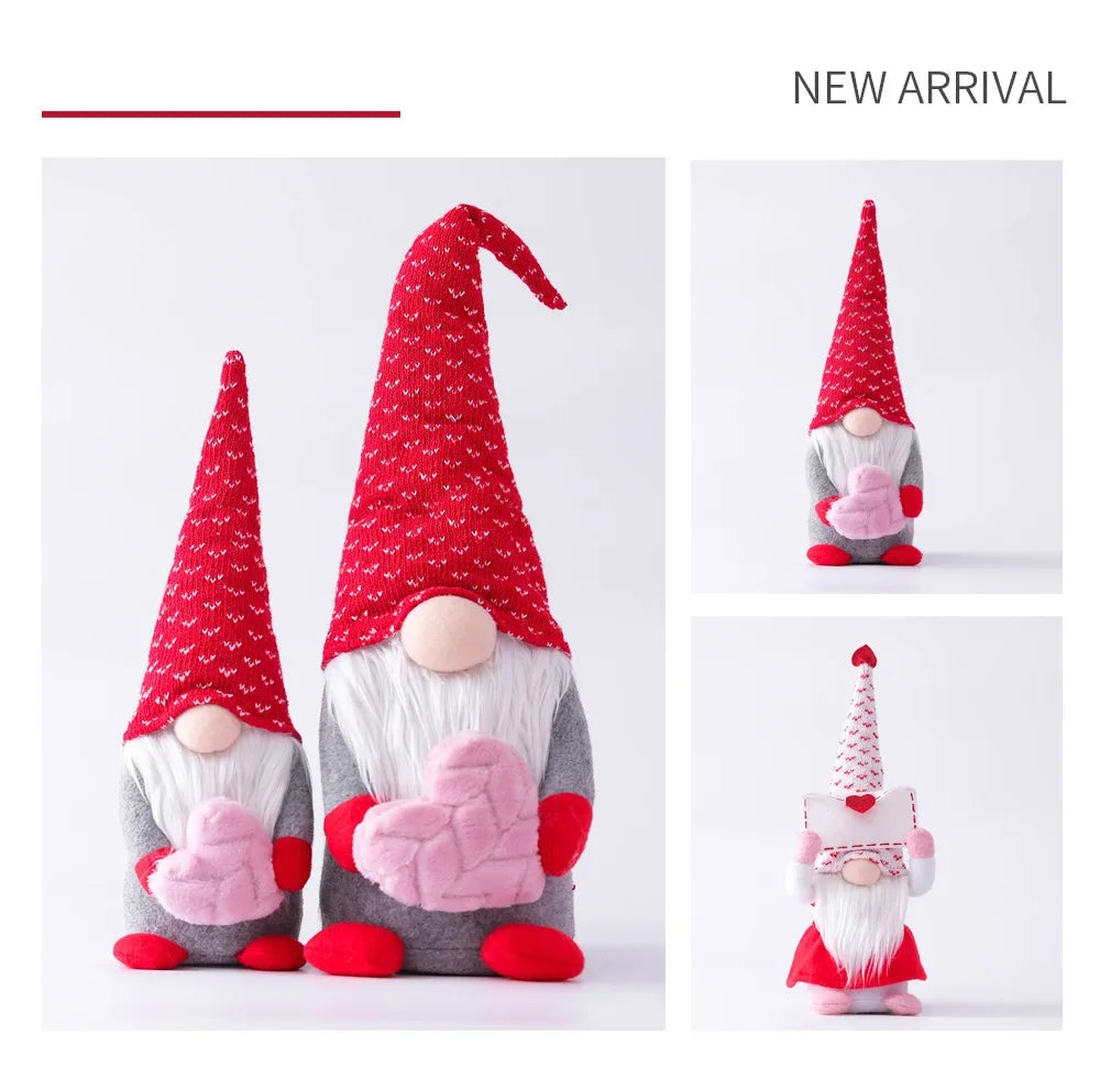 Faceless Gnome Plush Doll – Romantic Valentine's Day Gift for Home Decor