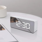 LED Digital Desktop Alarm Clock – Temperature Display for Home and Office