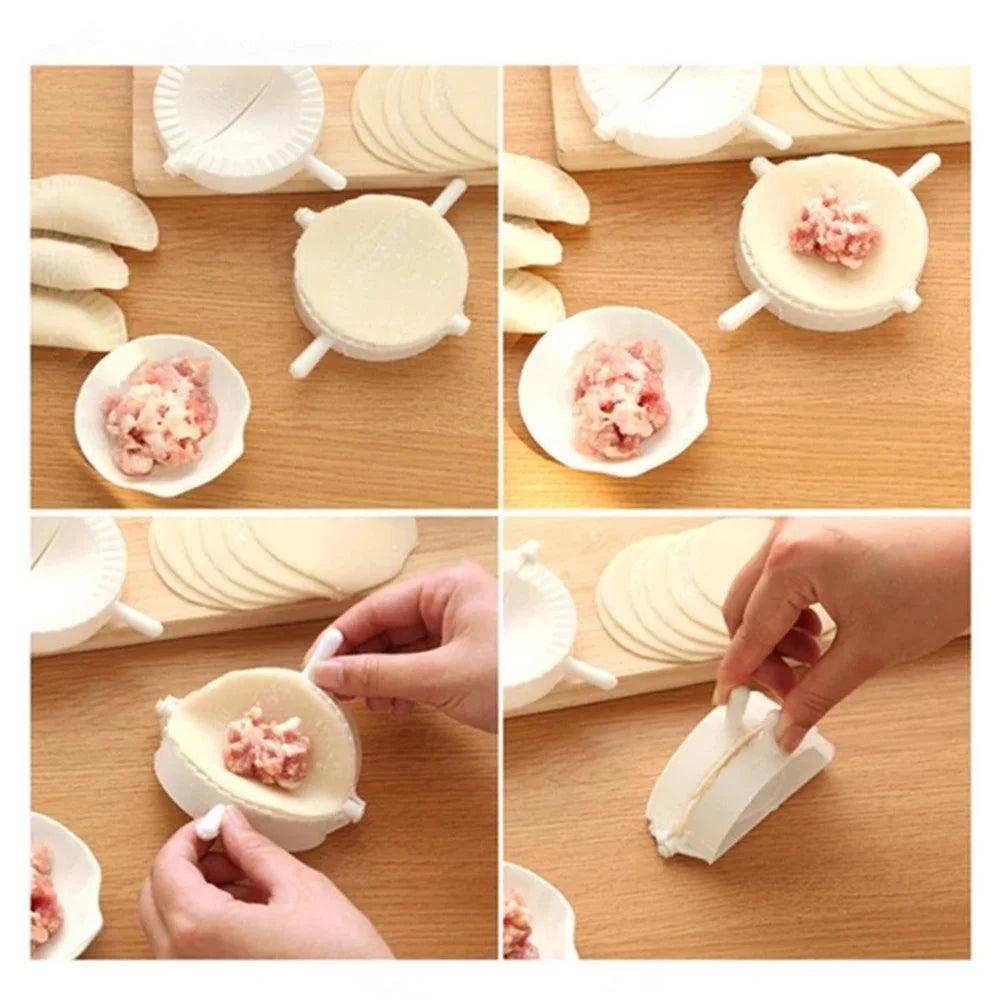 Plastic Dumpling Molds – 7cm/8cm/10cm Dough Press for Kitchen Pastry Making