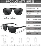 Polarized Cycling Sunglasses – UV400 Square Eyewear for Outdoor Sports