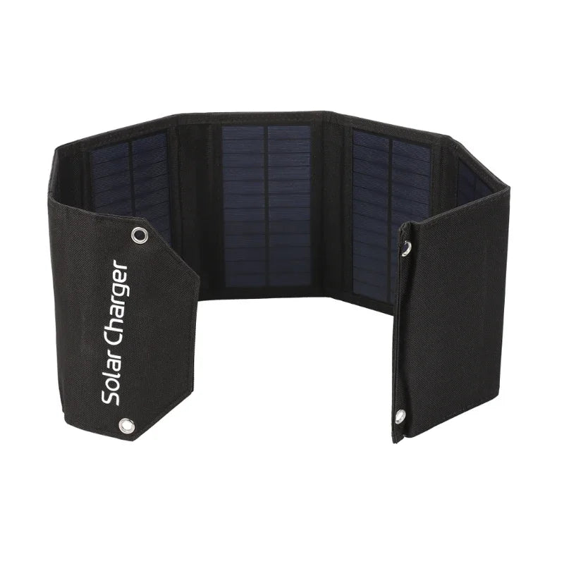 Foldable Solar Panel – 100W Portable USB Charger for Outdoor Camping