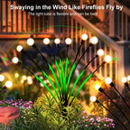 Starburst Solar Firefly Lights – Waterproof LED Lamps for Garden Path Decor