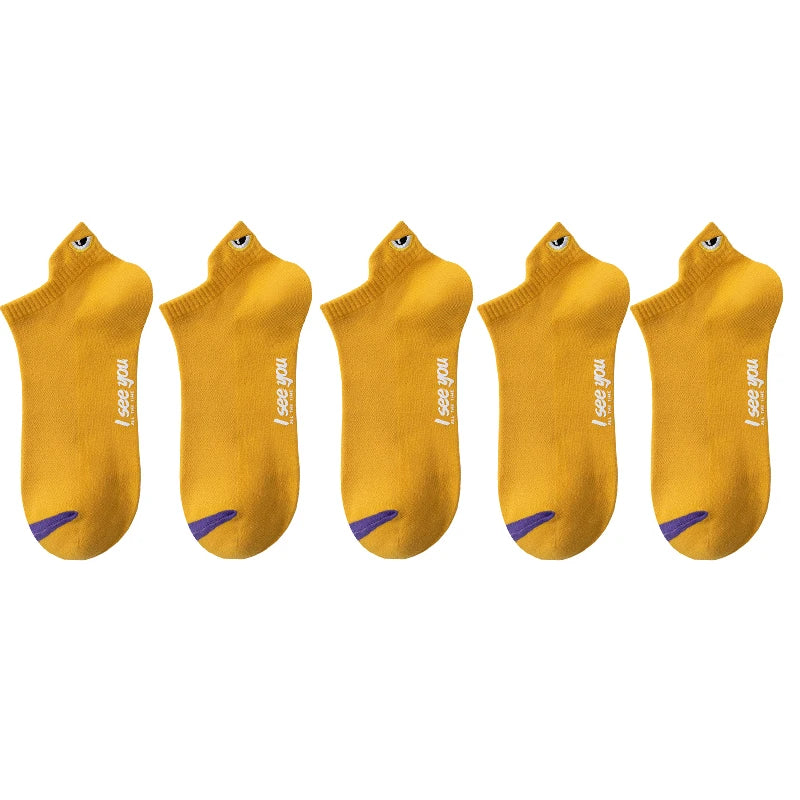 Breathable Ankle Socks – Thin Low-Cut Athletic Wear for Men and Women