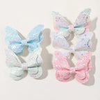 Sequined Butterfly Hair Clips – Cute Decorative Bows for Toddler Hairstyles