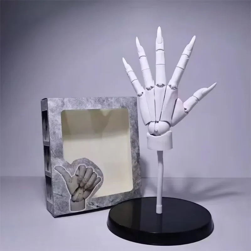 Articulated Wooden Hand Model – Posable Sketching Figurine for Artists