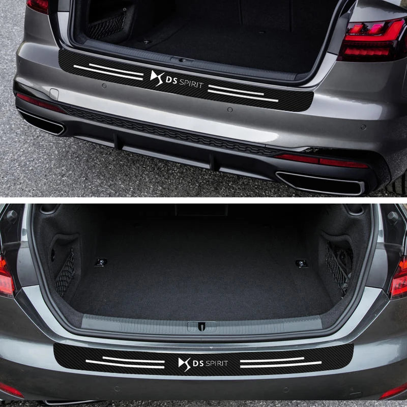 Carbon Fiber Trunk Sill Protector – Anti-Scratch Bumper Guard for DS Series
