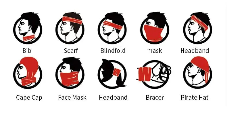 Ice Fabric Face Mask – UV Protection Bandana for Cycling and Outdoor Sports