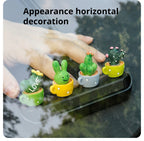 Mini Resin Succulent Cactus Plants – Decorative Ornaments for Home and Office