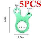 3-Hole Tent Rope Adjusters – Anti-Slip Snail Buckles for Outdoor Camping