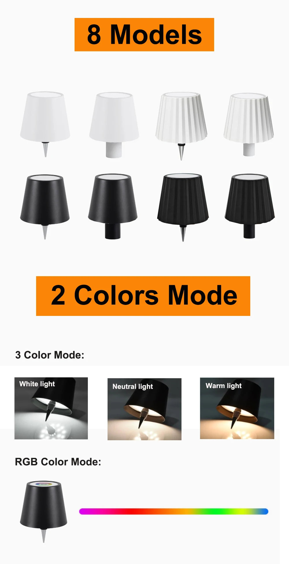 Wireless LED Wine Bottle Lamp – Touch Control for Outdoor Dining