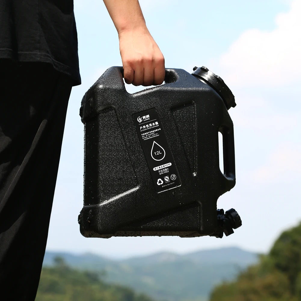 Portable Water Container with Faucet – Large Capacity for Camping and Hiking