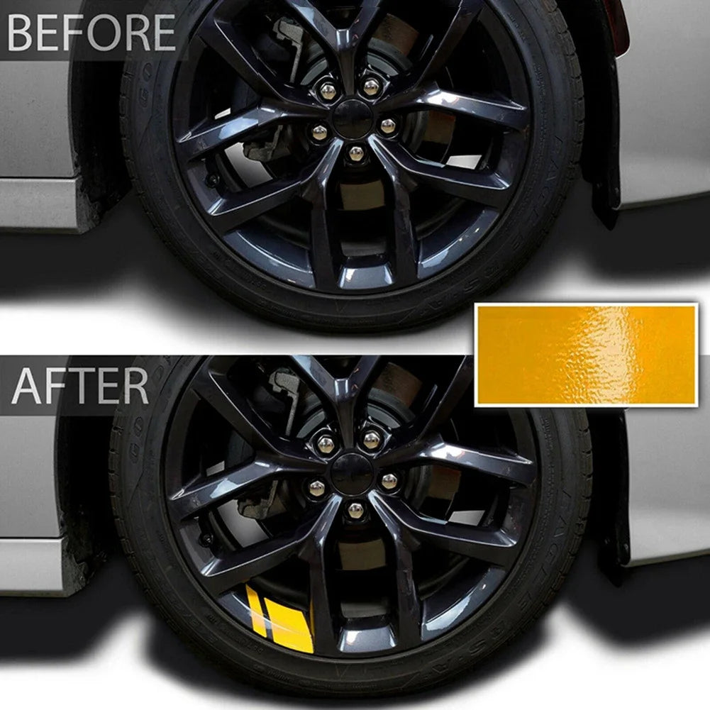 Reflective Vinyl Wheel Rim Decals – 18"-21" Racing Stripes for Dodge Jeep Chrysler