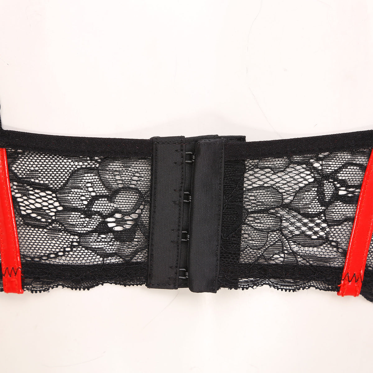 Wetlook Leather Push Up Bralette – Underwire Lace Lingerie for Sexy Cosplay