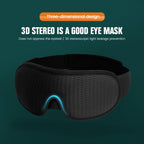 Soft 3D Contoured Eye Mask – Breathable Light Blocking for Travel Sleeping
