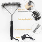 Stainless Steel BBQ Grill Brush – Non-stick Bristle Tool for Outdoor Cleaning