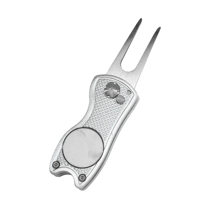 Foldable Golf Divot Tool – Groove Cleaner for Putting Green Training