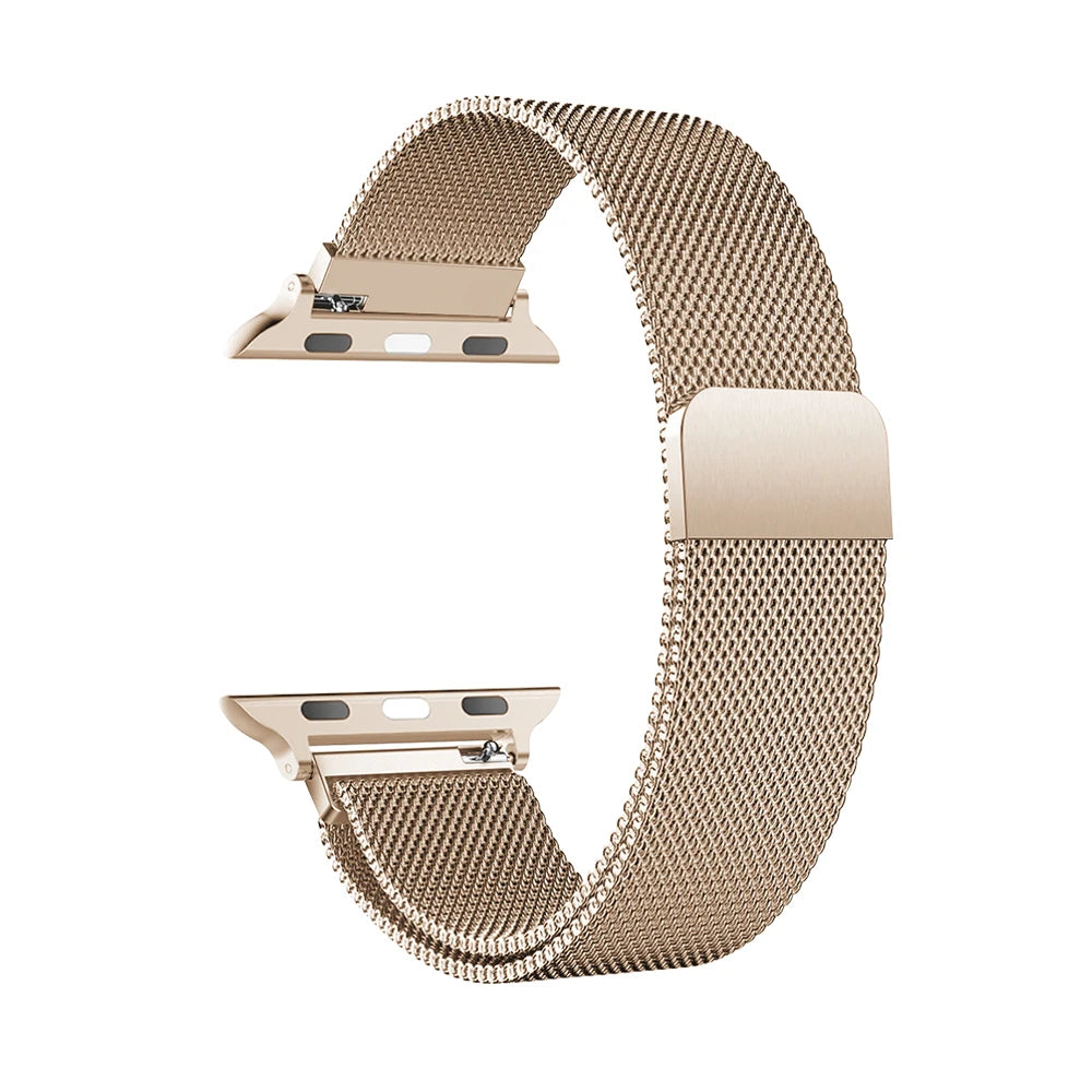 Milanese Stainless Steel Watch Band – Magnetic Bracelet for Apple Watch Series