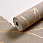 Non-Woven Striped Wallpaper – 53cm Thickened Modern Decor for Bedroom Walls
