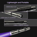 UV Flashlight 395nm – Portable Ultraviolet Torch for Pet Urine and Scorpion Detection