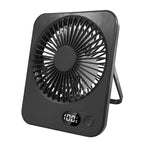 Portable Foldable Desk Fan – 5-Speed USB Rechargeable Fan for Office Home