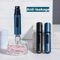 Glass Perfume Atomizer – Refillable Travel Spray Bottle for Cosmetics