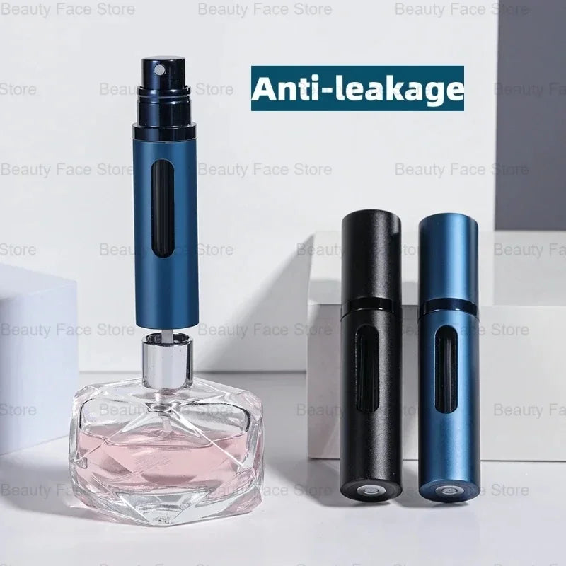 Glass Perfume Atomizer – Refillable Travel Spray Bottle for Cosmetics